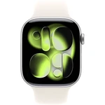 Apple Watch Series 11 Aluminum 46mm GPS Silver W  Starlight Sport B