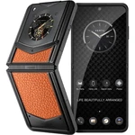 Vertu IronFlip Dawning Orange Calf
