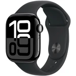Apple Watch Series 10 Aluminum 42mm GPS Jet Black W / Black Sport B