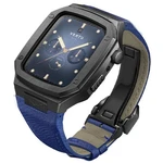 Vertu Watch H1 Pure Black Calf Leather Gentleman Blue