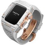 Vertu Watch H1 RG White Rubber