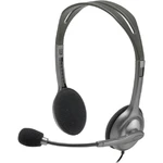 Logitech H110 Stereo Headset Gray