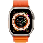 Apple Watch Ultra Titanium W / Orange Alpine Loop B