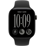 Apple Watch Series 12 Aluminum 42mm GPS Black W / Black Sport B