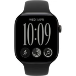Apple Watch Series 12 Aluminum 46mm GPS Black W / Black Sport B