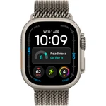Apple Watch Ultra 4 Natural Titanium W / Natural Titanium Milanese Loop B