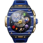 Vertu Grand Watch S1 Gold / Blue And White Carbon Fiber
