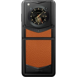 Vertu IronFlip Dawning Orange Calf
