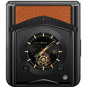 Vertu IronFlip Dawning Orange Calf