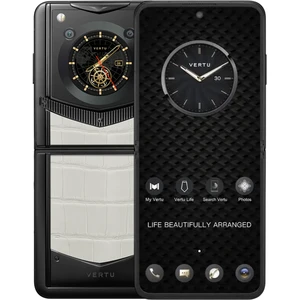 Vertu IronFlip Moon White Calf