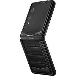 Vertu Quantum Flip Alligator Iron Black
