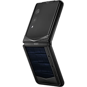 Vertu Quantum Flip Alligator Navy Blue
