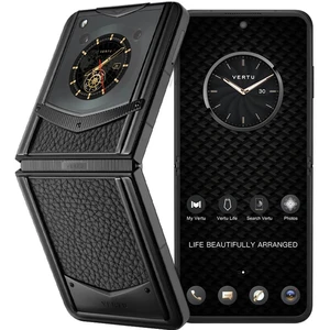 Vertu Ironflip Jade Black Calf