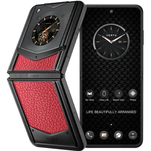 Vertu Ironflip Raspberry Red Calf