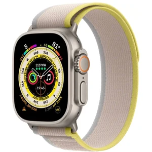 Apple Watch Ultra Titanium W / Titanium/Yellow/Beige Trail Loop B