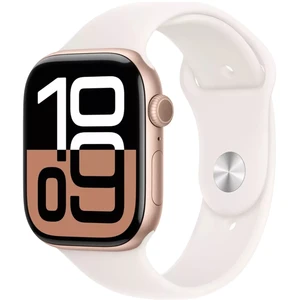 Apple Watch Series 10 Aluminum 46mm GPS Rose Gold W / Light Blush Sport B