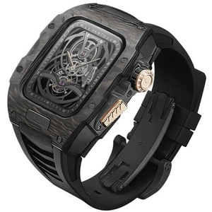Vertu Watch H1 Black With Gold and Black Rubber