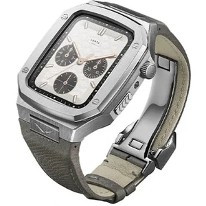 Vertu Watch H1 Silver Alli Leather Meteorites Gray