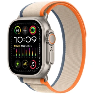 Apple Watch Ultra 2 Titanium W / Orange/Beige Trail Loop B