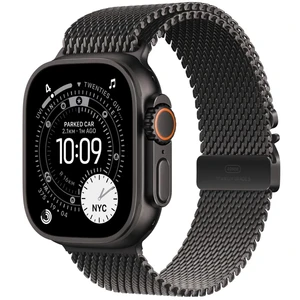 Apple Watch Ultra 3 Black W / Black Milanese Loop B