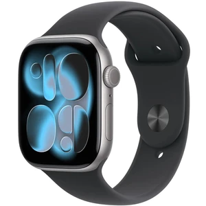 Apple Watch Series 11 Aluminum 42mm GPS Space Grey W / Black Sport B