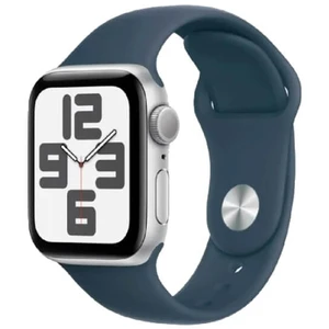 Apple Watch SE 44mm GPS Silver W / Blue Sport B