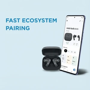 Motorola Moto Buds Bass Dark Shadow