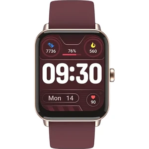 Ttec Tempus 44mm Rectangular Ruby Red