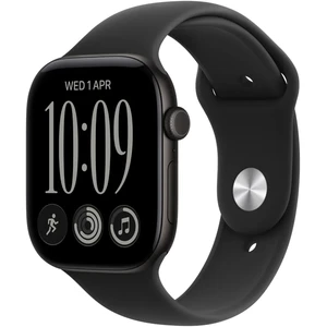 Apple Watch Series 12 Aluminum 42mm GPS Black W / Black Sport B