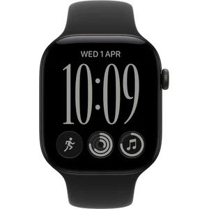 Apple Watch Series 12 Aluminum 46mm GPS Black W / Black Sport B