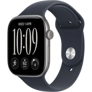 Apple Watch Series 12 Aluminum 46mm GPS Space Grey W / Navy Blue B