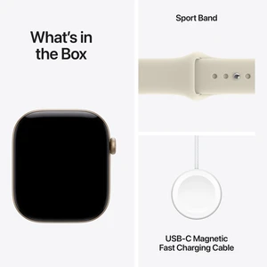 Apple Watch Series 12 Aluminum 46mm GPS Light Gold W / Sand Sport B