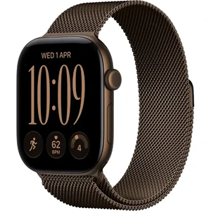 Apple Watch Series 12 Aluminum 46mm GPS Dark Bronze W / Dark Bronze Milanese Loop B