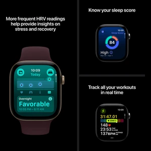 Apple Watch Series 12 Aluminum 46mm GPS Dark Bronze W / Dark Bronze Milanese Loop B