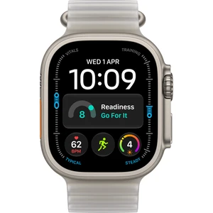 Apple Watch Ultra 4 Natural Titanium W / Translucent Gray Ocean B