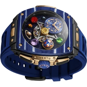 Vertu Grand Watch S1 Gold / Blue And White Carbon Fiber