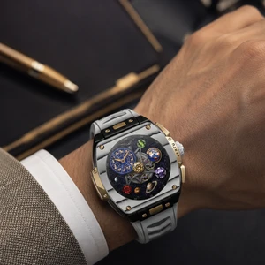 Vertu Grand Watch S1 Gold / Black And White Carbon Fiber