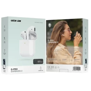 Green Lion G-Pro Earbuds 2 White