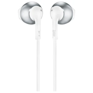 JBL Tune 205 Wired White Chrome