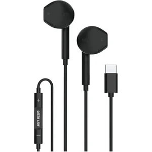 Green Lion Stereo Earphone Type-C Black