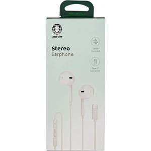 Green Lion Stereo Earphone Type-C White