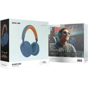 Green Lion Sunstone Headphone Blue/Orange