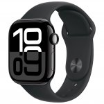 Apple Watch Series 10 Aluminum 42mm GPS Jet Black W / Black Sport B