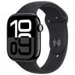 Apple Watch Series 10 Aluminum 46mm GPS Jet Black W / Black Sport B