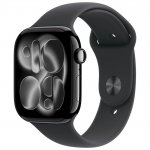 Apple Watch Series 11 Aluminum 46mm GPS Jet Black W / Black Sport B