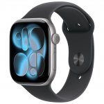 Apple Watch Series 11 Aluminum 46mm GPS Space Grey W / Black Sport B
