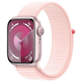 Apple Watch Series 9 Aluminum 41mm GPS Pink W / Light Pink Loop B Apple Watch Series 9 Aluminum 41mm GPS Pink W / Light Pink Loop B