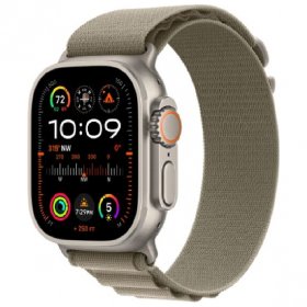 Apple Watch Ultra 2 Titanium W / Olive Alpine Loop B