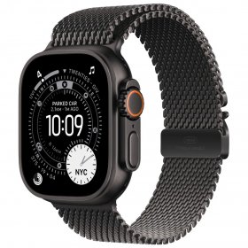 Apple Watch Ultra 3 Black W / Black Milanese Loop B Apple Watch Ultra 3 Black W / Black Milanese Loop B