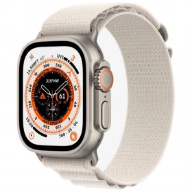 Apple Watch Ultra Titanium W / Starlight Alpine Loop B